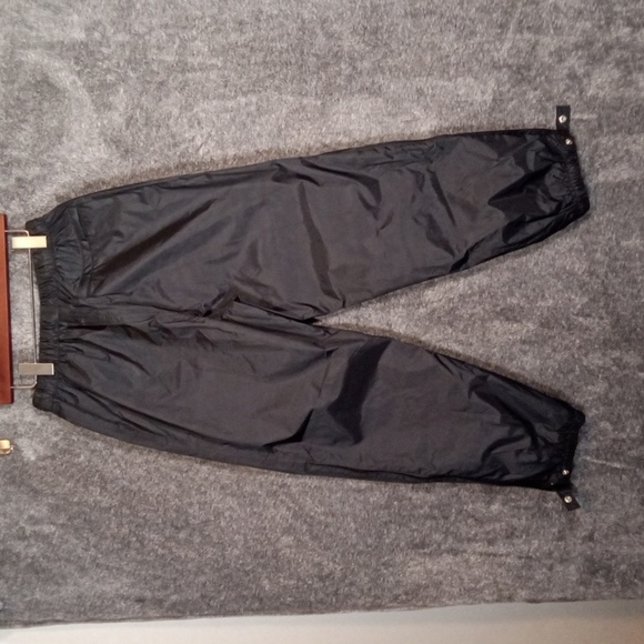 REI Womens Track Outdoor Gorpcore  Nylon Black Pants Elastic Waist Size 14P - Picture 6 of 11